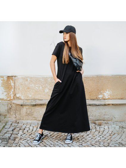 Šaty Flow Long Black