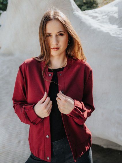 Bomber Burgundy